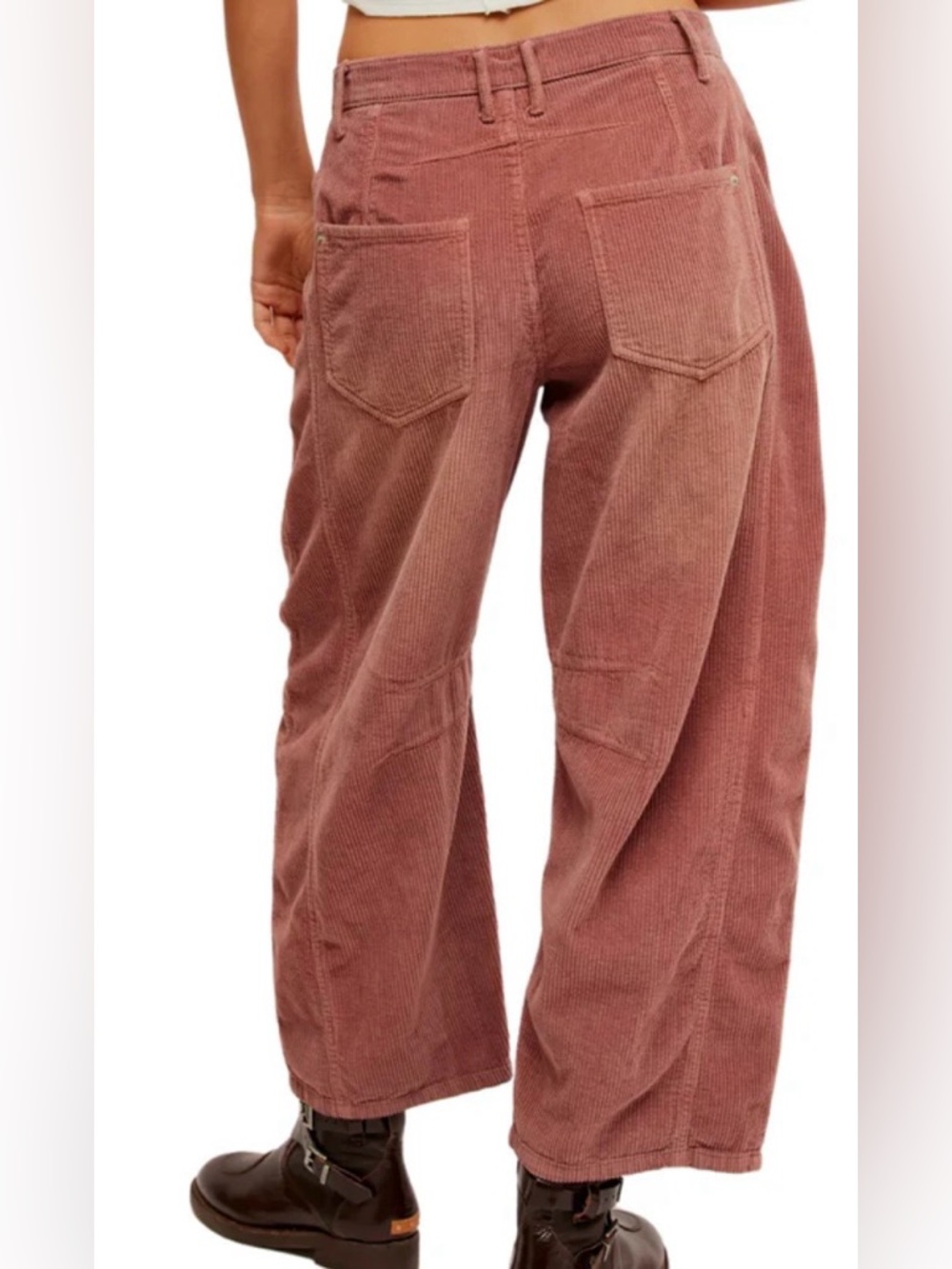 NWOT We The Free Good Luck Cord Barrel Jeans, size 27 - Picture 2 of 6